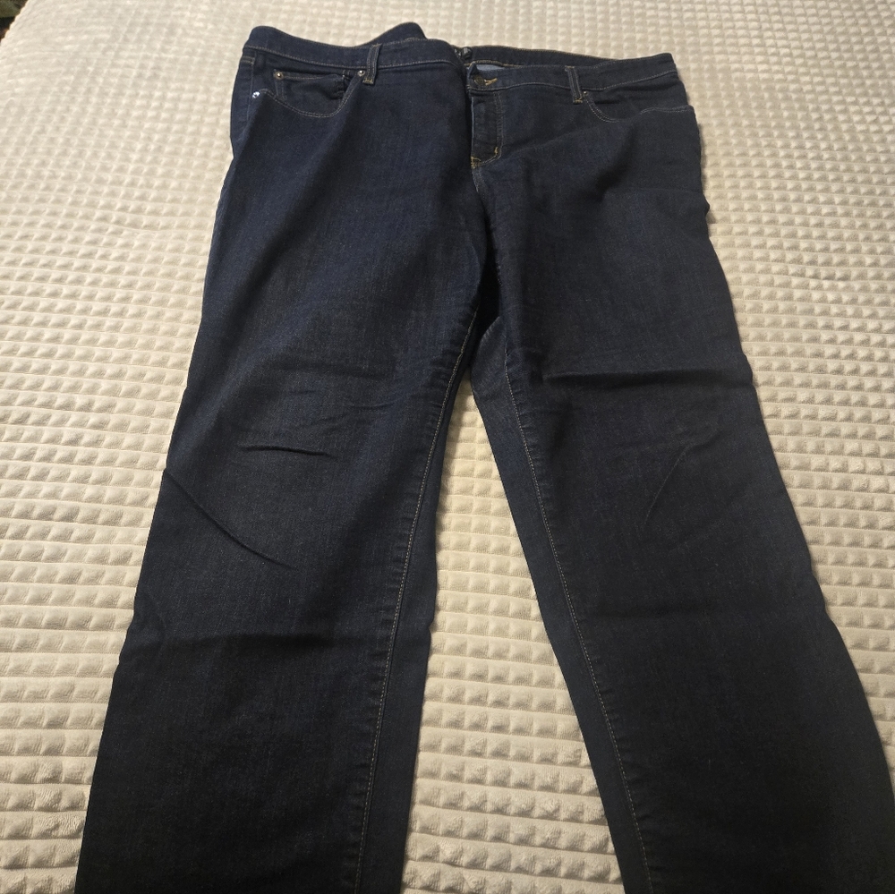 Ralph Lauren Women's Deep Indigo Straight Leg Jeans